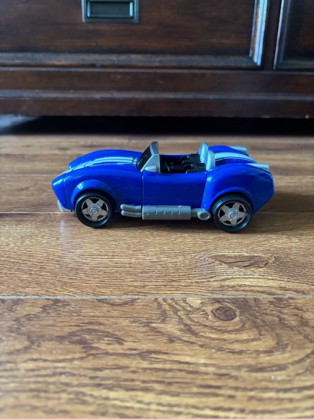 Blue Convertible Toy Car for Kids - transformer